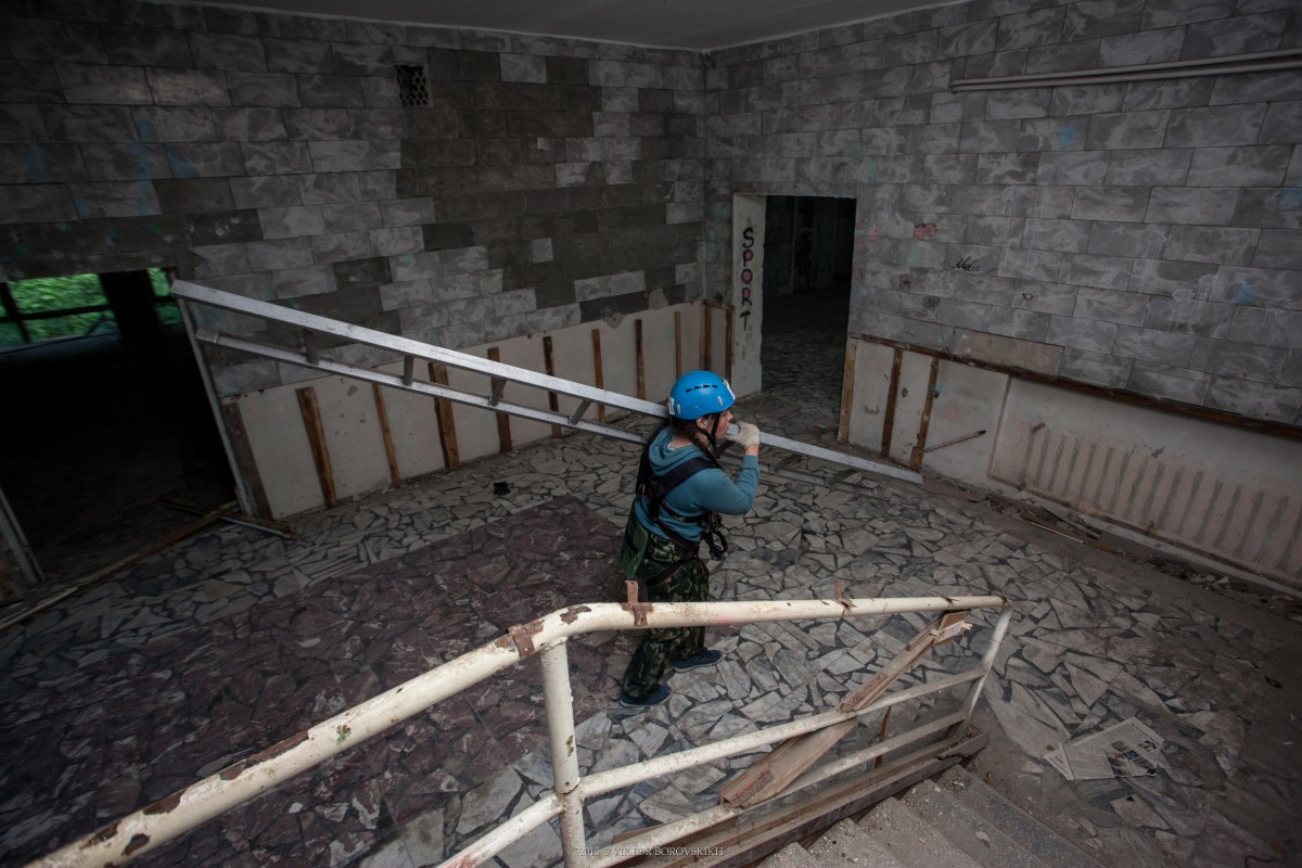 Лагерь молодых спасателей.