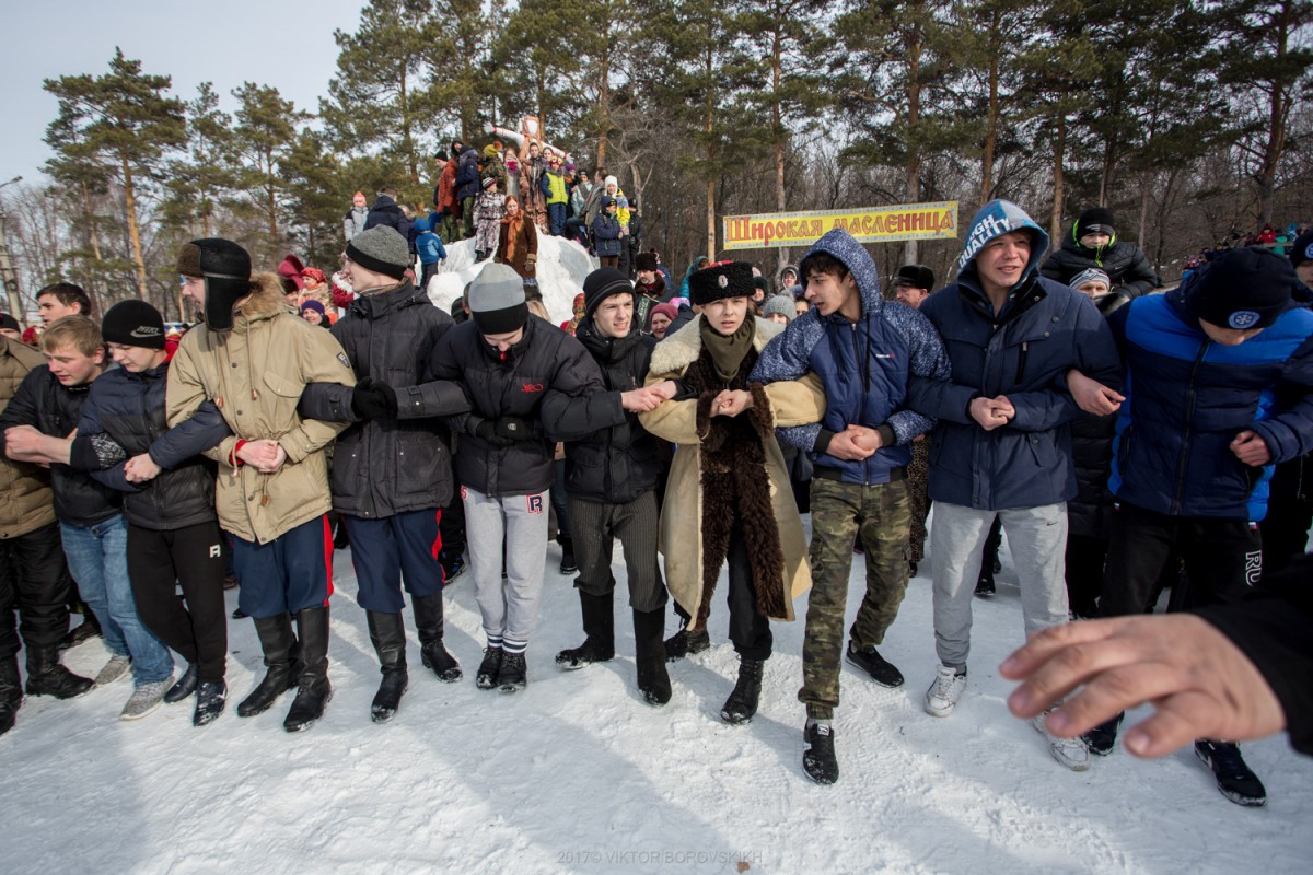 Масленница В Искитиме. Фотограф Виктор Боровских 2017 год