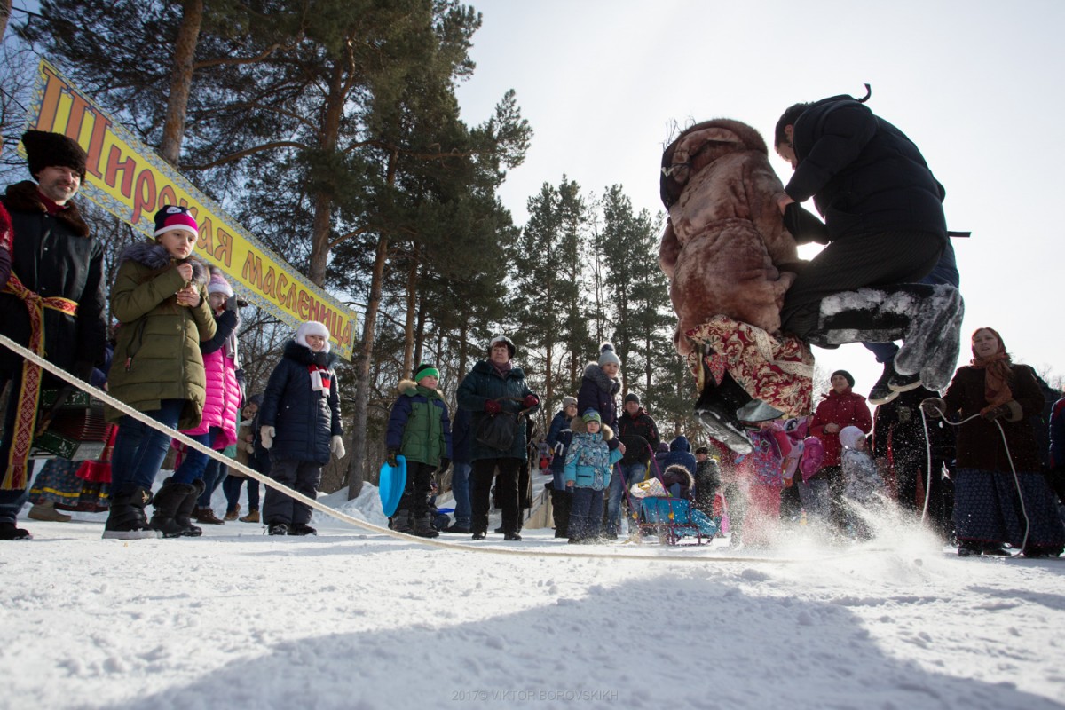 Масленница В Искитиме. Фотограф Виктор Боровских 2017 год