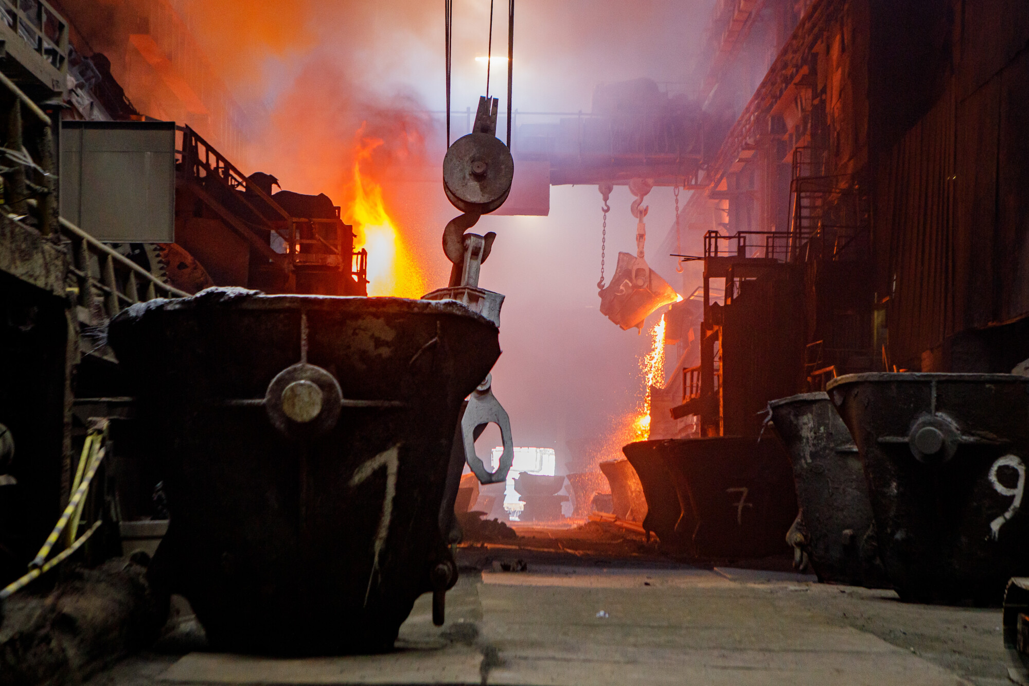 Медный завод, Норильский никель, фотограф Виктор Боровских (промышленная съемка)