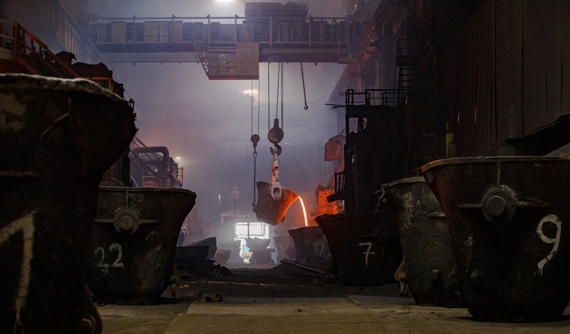 Медный завод, Норильский никель, фотограф Виктор Боровских (промышленная съемка)