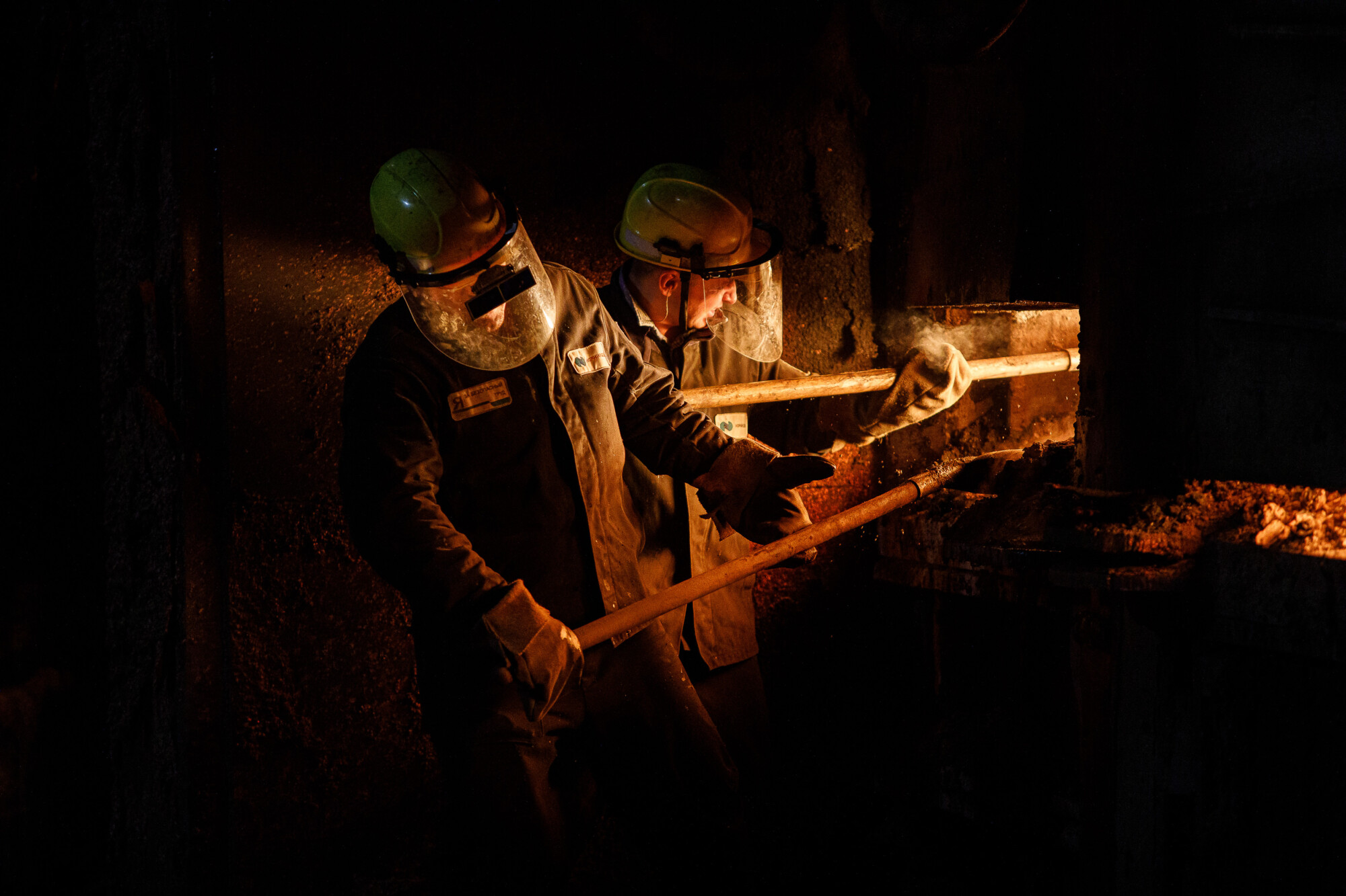 Медный завод, Норильский никель, фотограф Виктор Боровских (промышленная съемка)