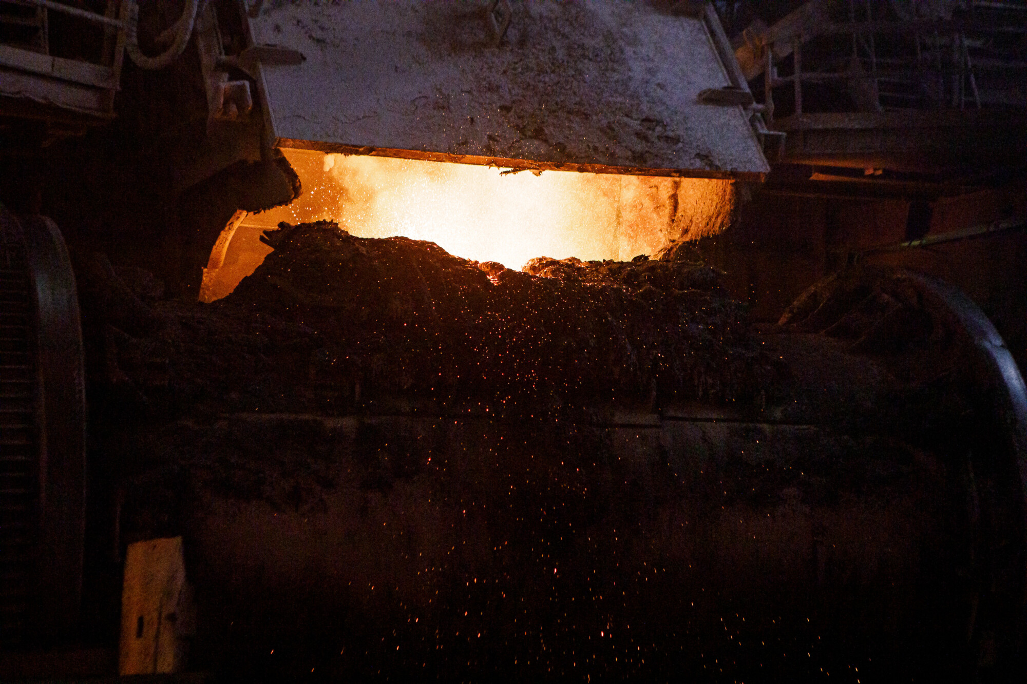 Медный завод, Норильский никель, фотограф Виктор Боровских (промышленная съемка)