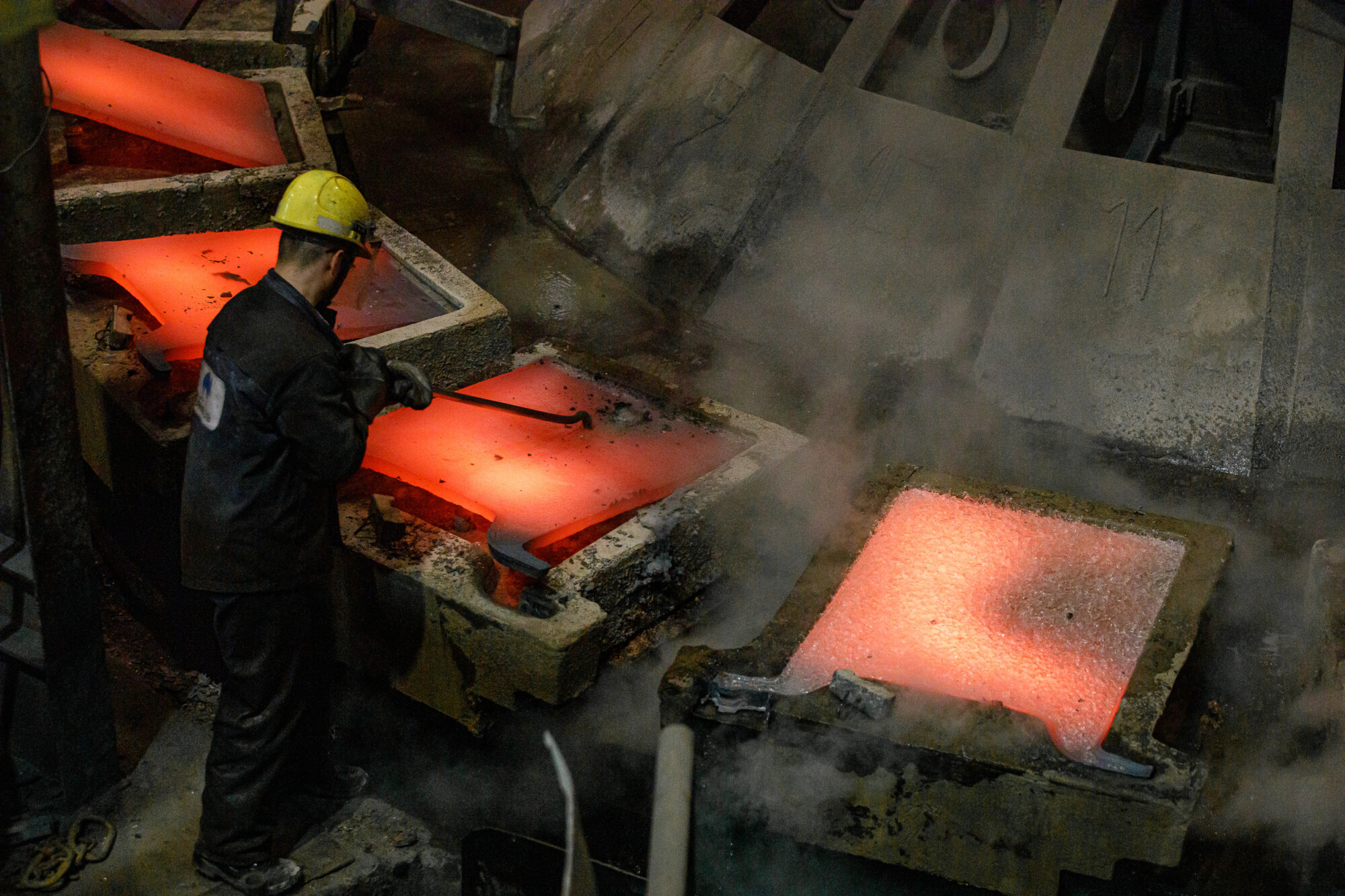 Медный завод, Норильский никель, фотограф Виктор Боровских (промышленная съемка)