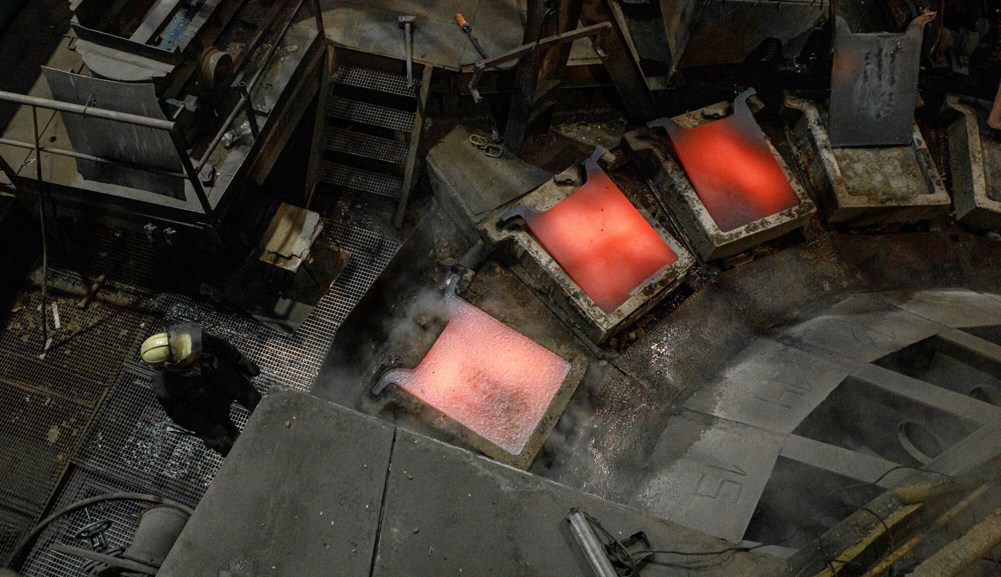 Медный завод, Норильский никель, фотограф Виктор Боровских (промышленная съемка)