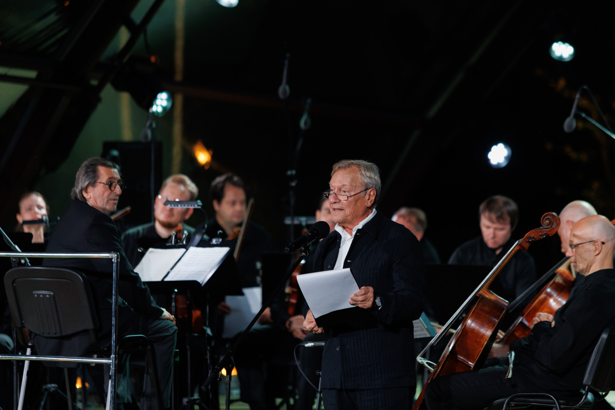 Юрий Башшмет и Сергей Шакуров. Путь Чайковского. Репортажный фотограф в Москве Виктор Боровских