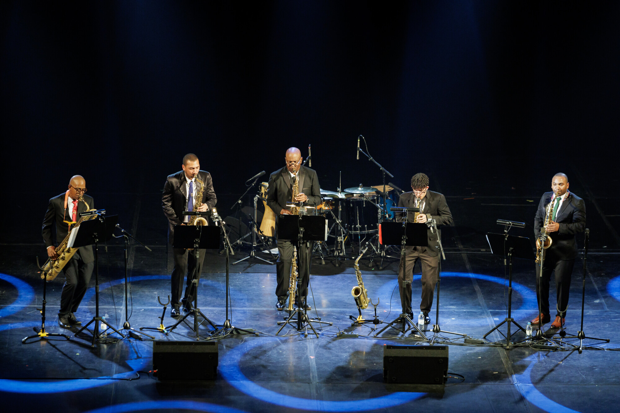 Квинтет кубинских саксофонистов Cuban Sax, фестиваль искусств Сочи. фотограф Виктор Боровских